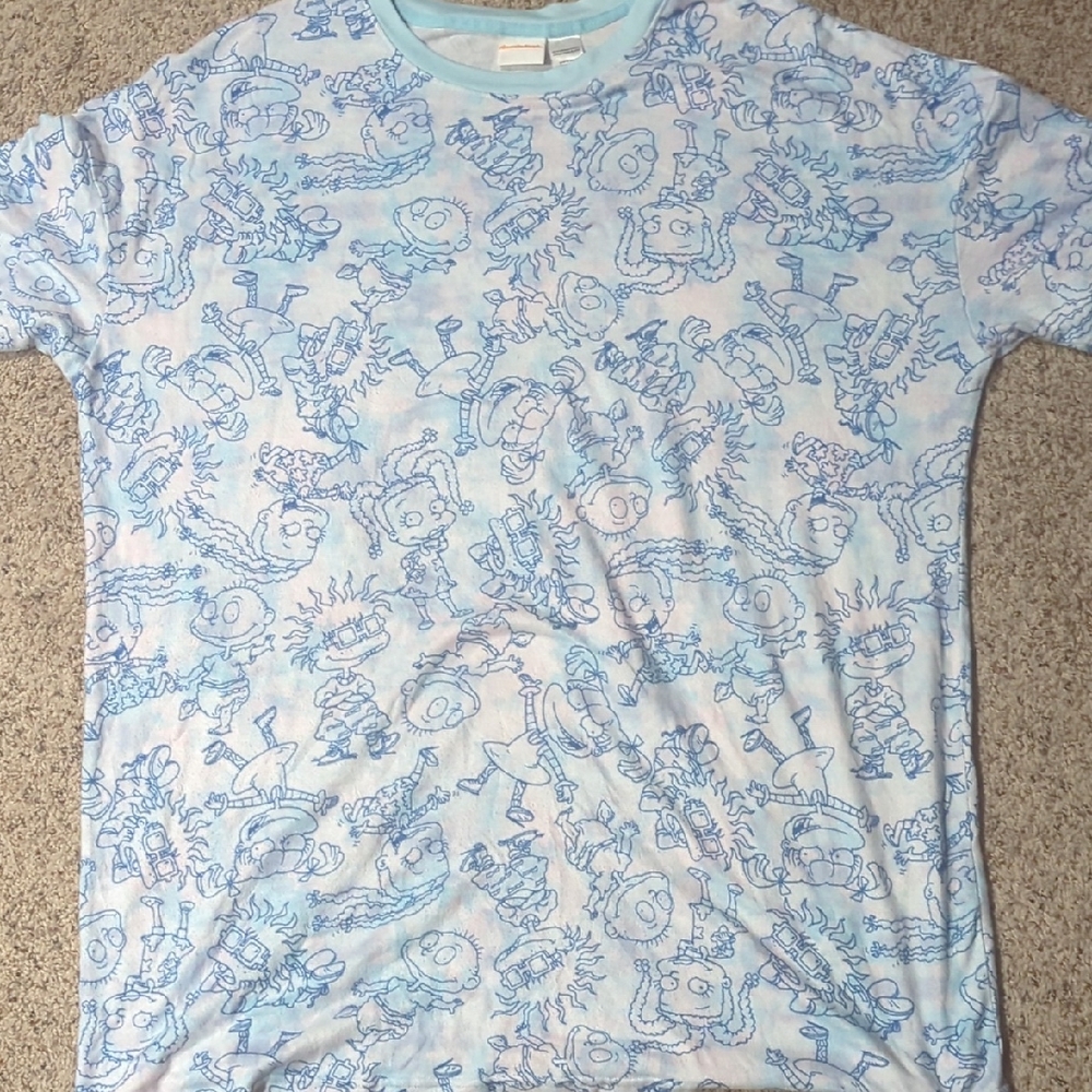 Nickelodeon Blue and White Graphic Pajamas